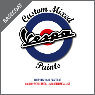 1211/M Piaggio/Vespa Basecoat - Verde Metallic (Green Metallic)